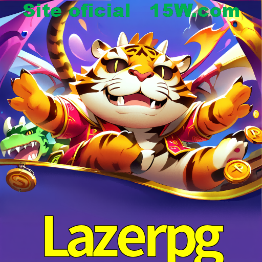 Imagem promocional da Lazerpg mostrando a plataforma e suas vantagens